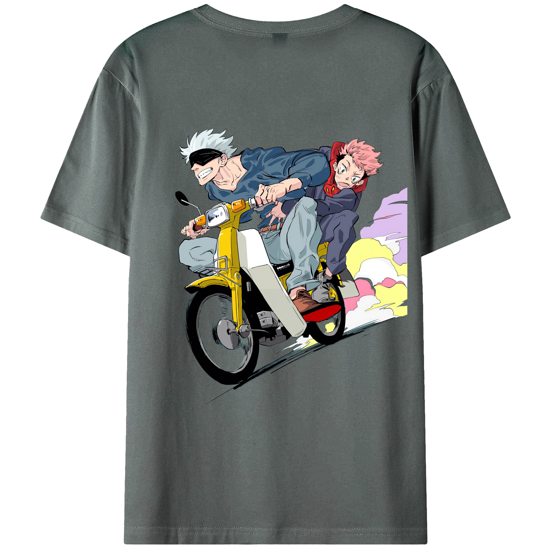 （画像用） 呪術廻戦 Jujutsu Kaisen 綿100％半袖Tシャツ（背面プリント）
